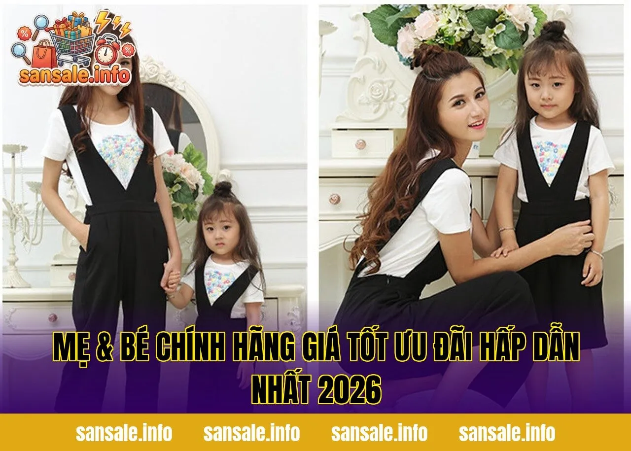 Mẹ & Bé Chính Hãng Giá Tốt Ưu Đãi Hấp Dẫn Nhất 2026