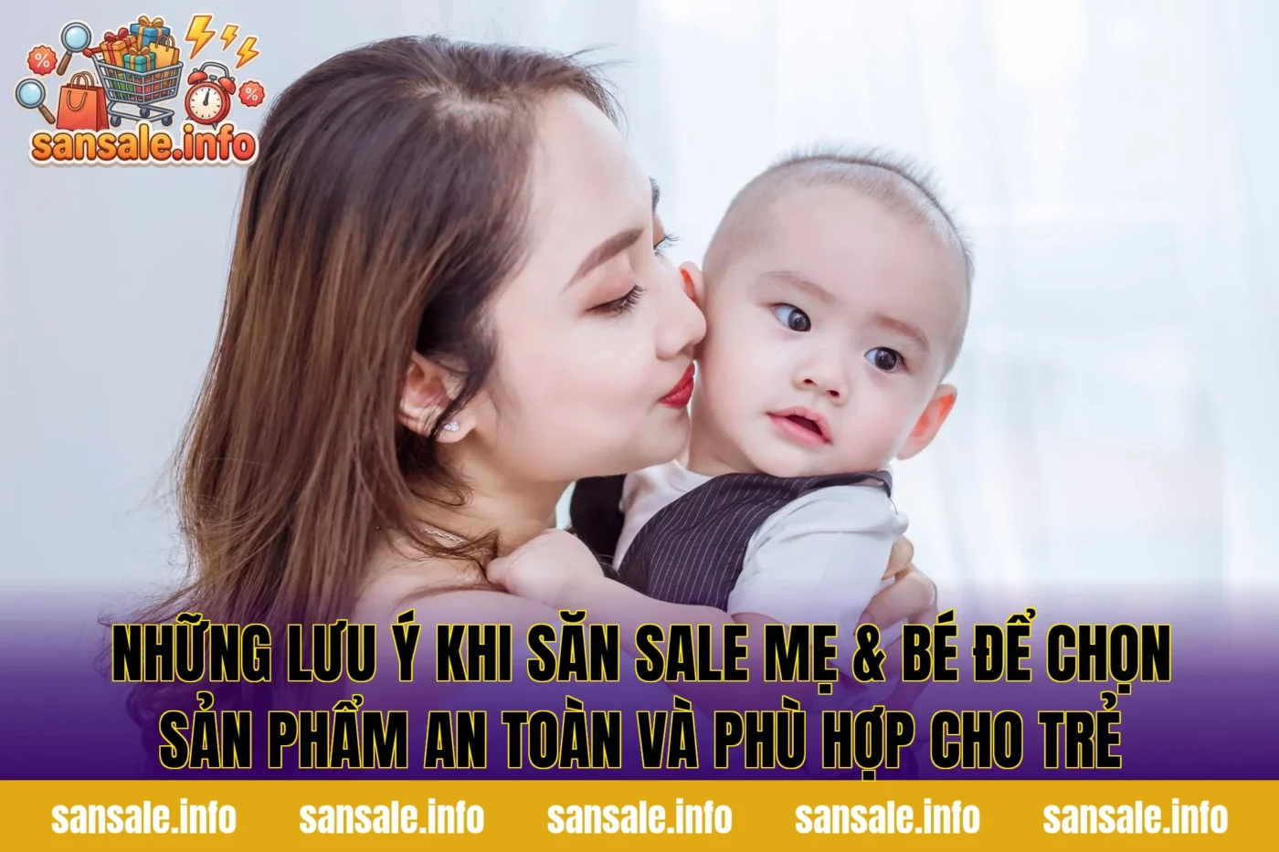 Những lưu ý khi săn sale mẹ & bé để chọn sản phẩm an toàn và phù hợp cho trẻ