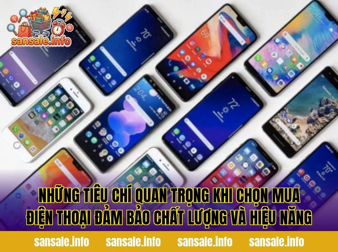 Những tiêu chí quan trọng khi chọn mua điện thoại đảm bảo chất lượng và hiệu năng