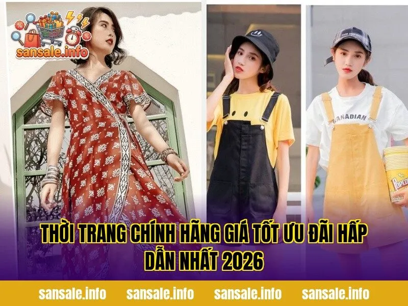 Thời Trang Chính Hãng Giá Tốt Ưu Đãi Hấp Dẫn Nhất 2026
